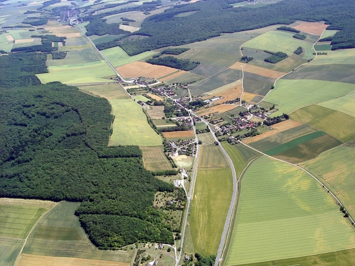 Vue aerienne - Vaumort