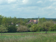 vue sur la ville et son église