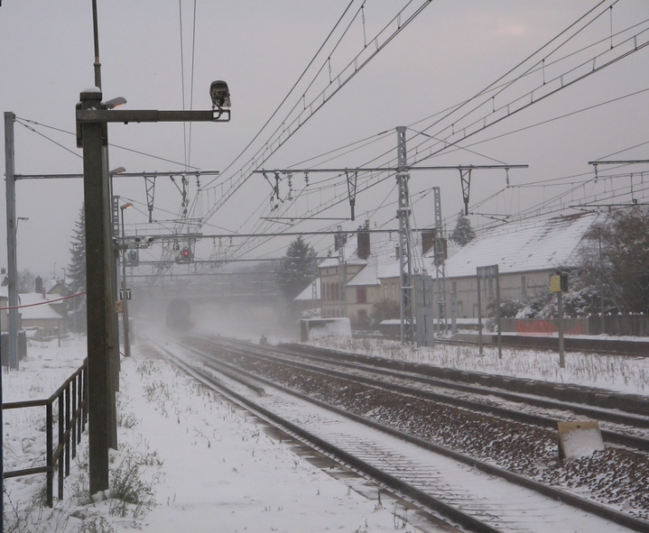 Villeneuve sur Yonne sous la neige - Villeneuve-sur-Yonne