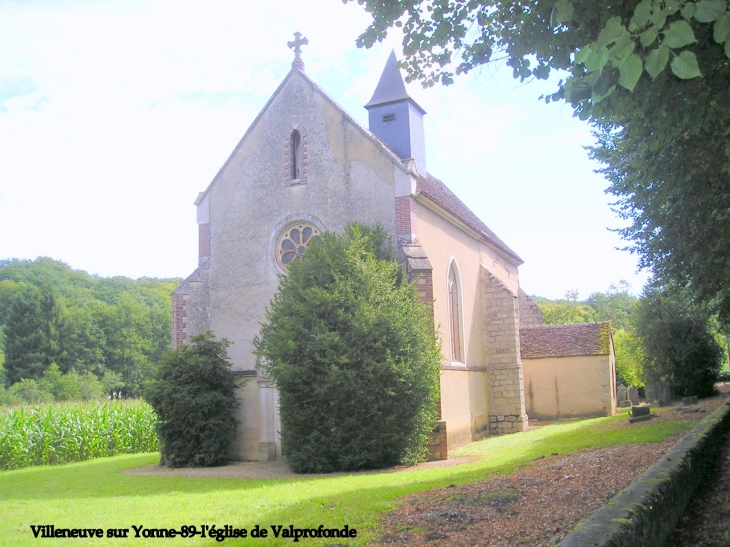 Villeneuve sur yonne /Valprofonde l'église - Villeneuve-sur-Yonne