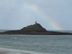 l'îlot Saint Michel : arc en ciel après l'averse