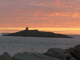 l'îlot Saint Michel au lever du soleil