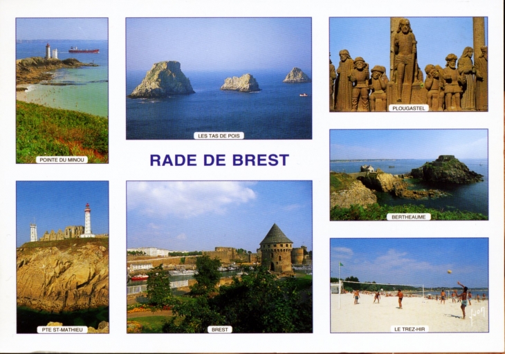 La Rade de Brest (carte postale).