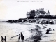Vue générale de la plage, vers 1920 (carte postale ancienne).
