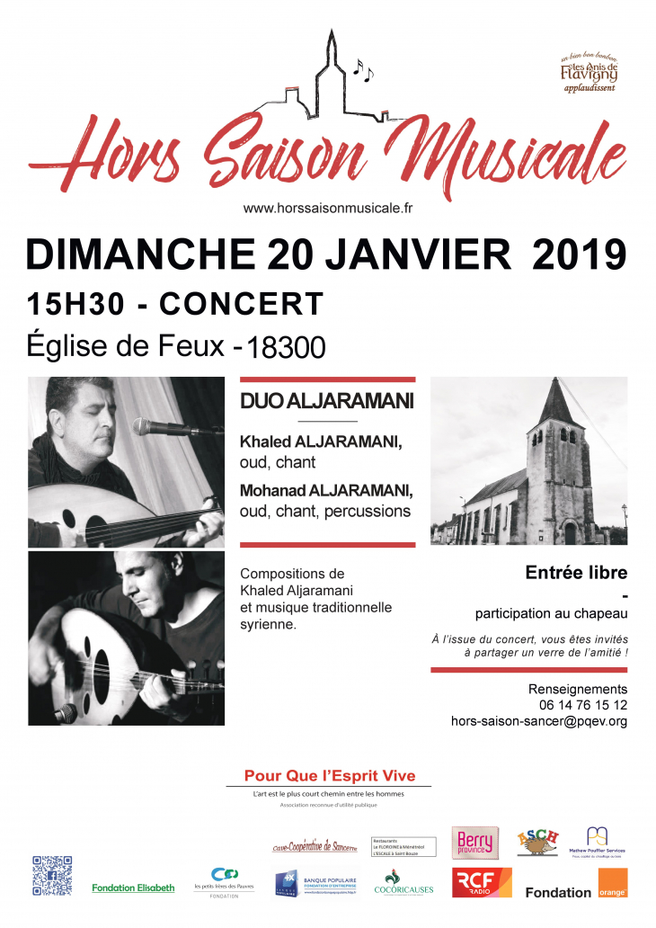 Concert Hors Saison Musicale 20 janvier 2019 - Feux