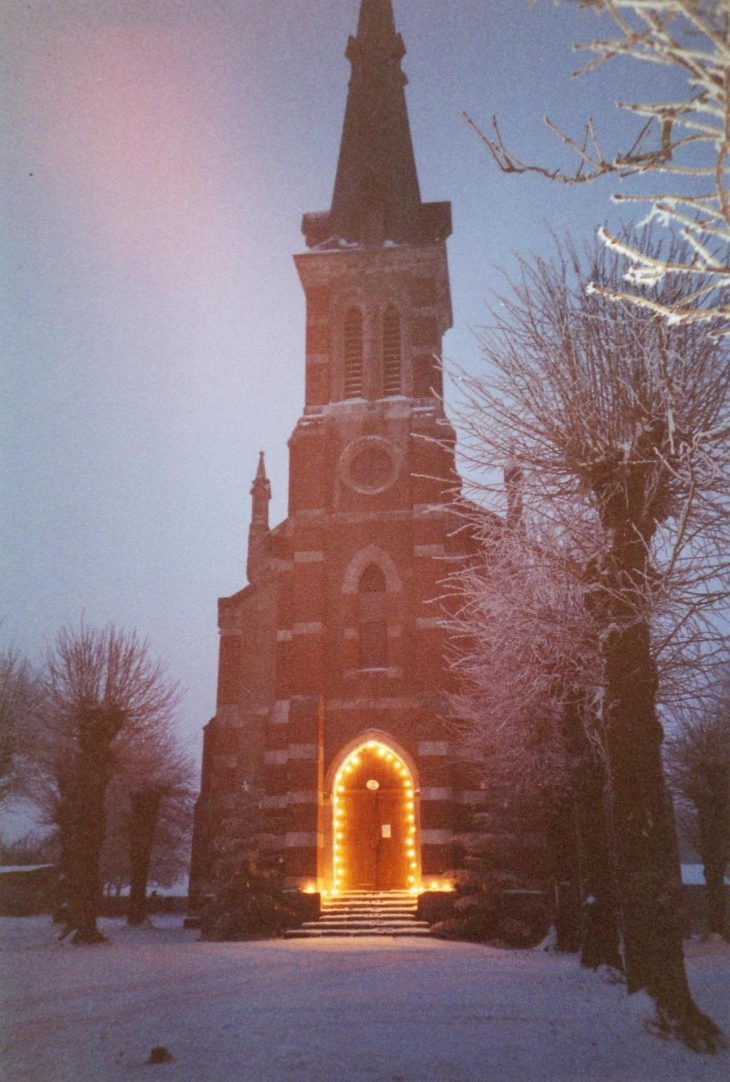 L'église de nuit - La Chapelotte