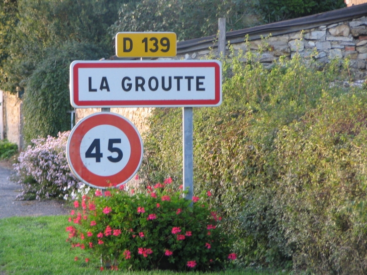 Entrée de La Groutte