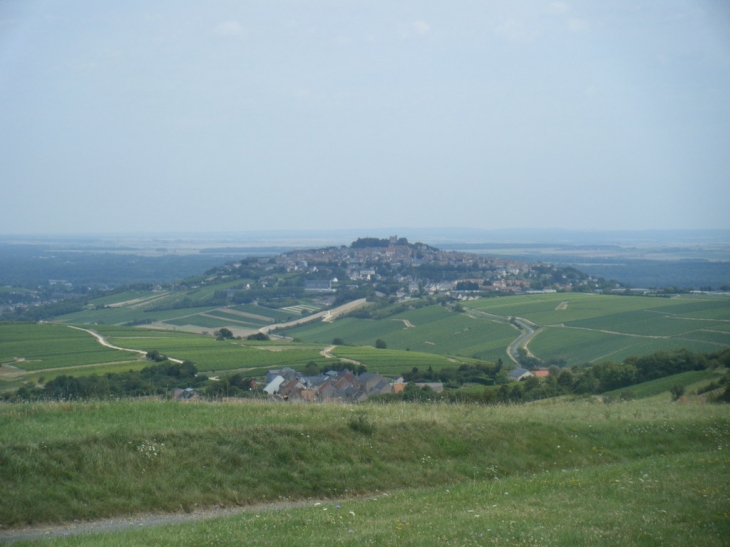 Sancerre vue reculée du village