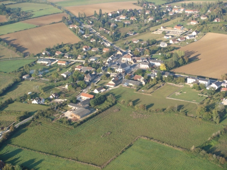 Vue aérienne Vignoux sous les Aix - Vignoux-sous-les-Aix