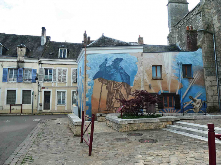 Derrière l'église Notre Dame - Bonneval