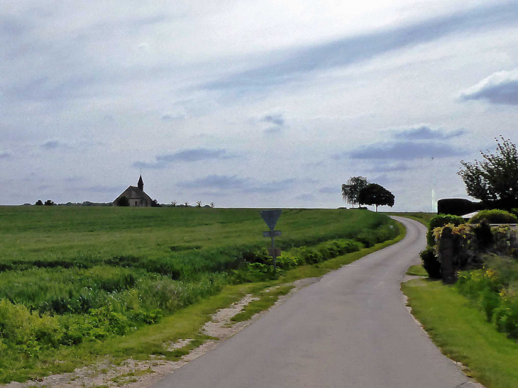 L'église vue de loin - Dangers