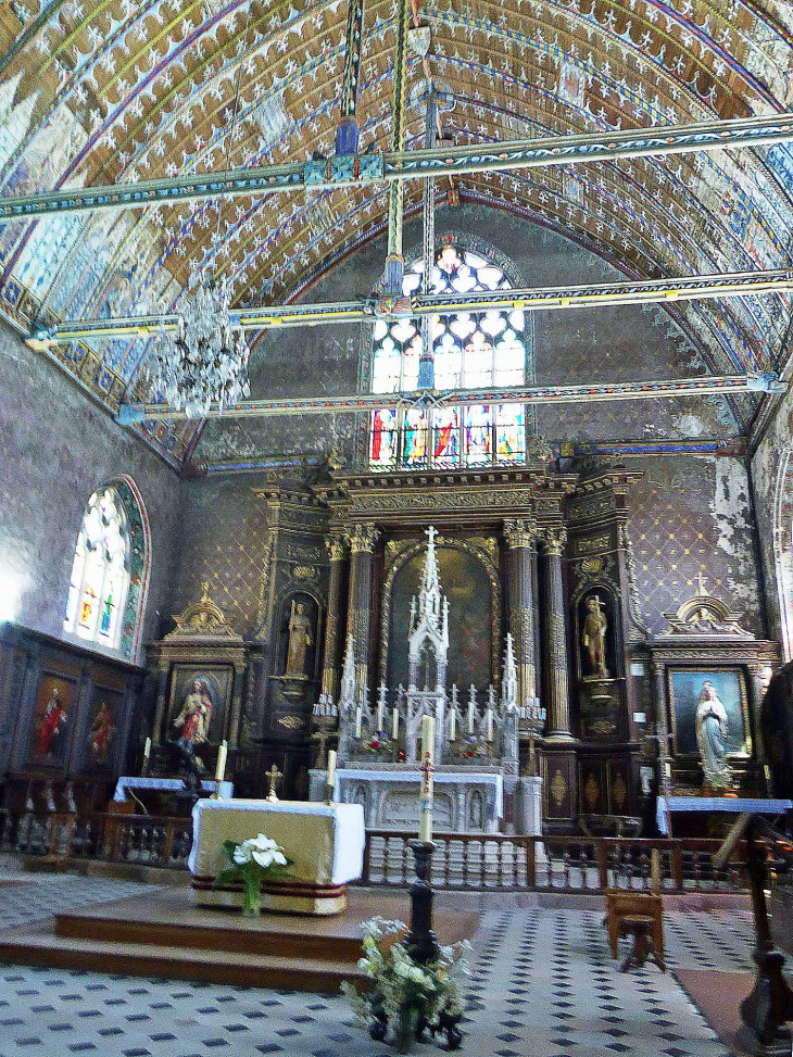 L'intérieur de l'église Saint Jacques - Illiers-Combray