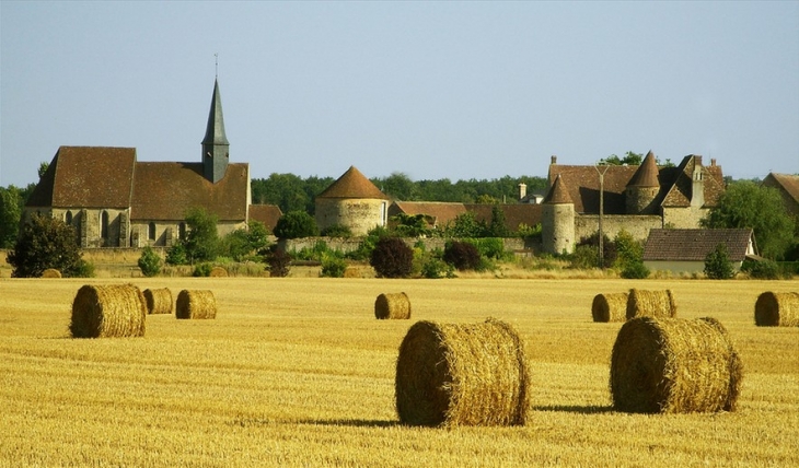 Eglise et Grande Maison - Le Favril