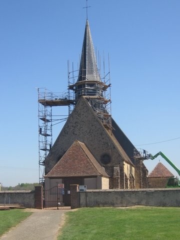 Travaux de l'Eglise St Pierre - Le Favril