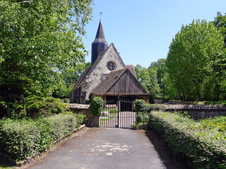 Vers l'église - Saint-Éman