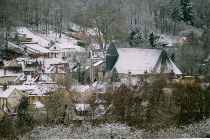 St Piat sous la neige - Saint-Piat