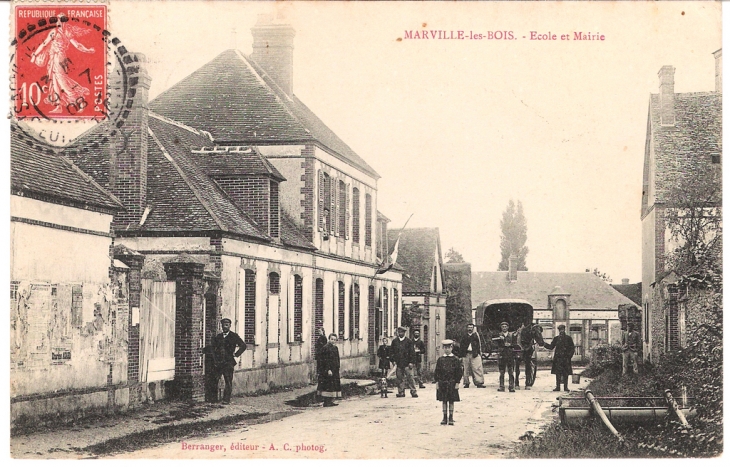 Carte postale ancienne 1906 - Saint-Sauveur-Marville