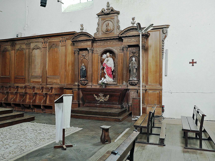 L'intérieur de l'église - Thiron Gardais