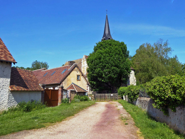 Vers l'église - Tréon