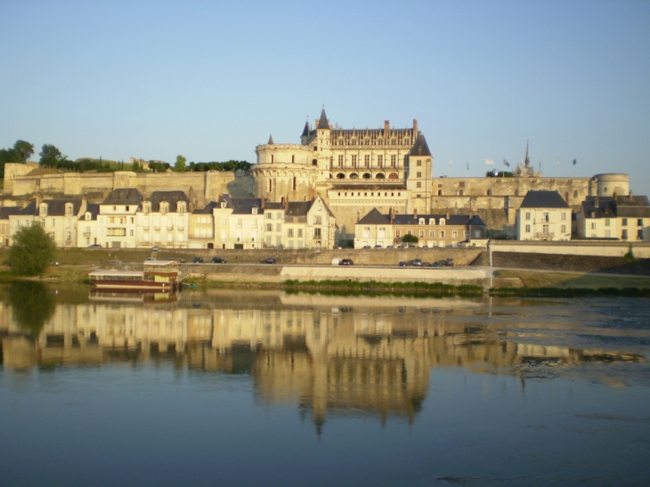 Vue de la plage - Amboise