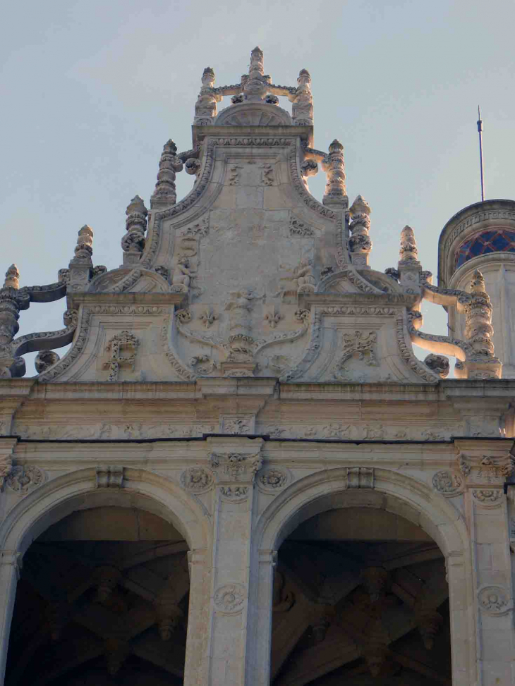 Le château façade Nord : l'escalier d'honneur - Azay-le-Rideau