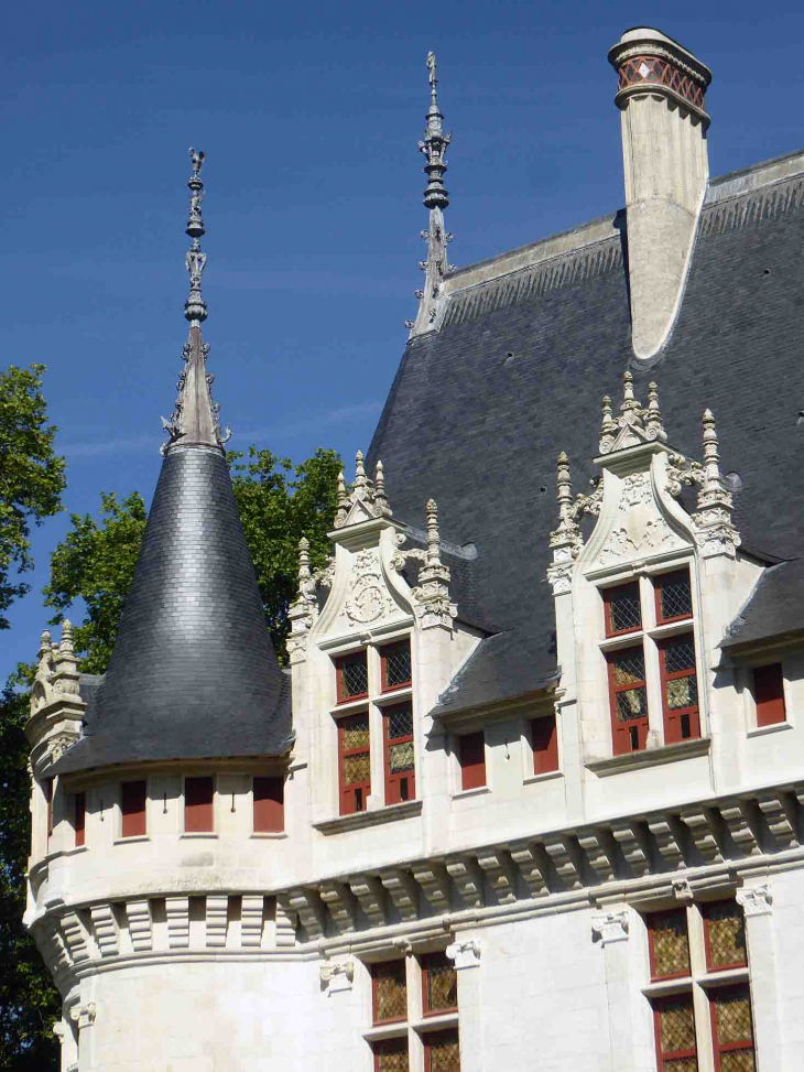 Le château façade Ouest - Azay-le-Rideau