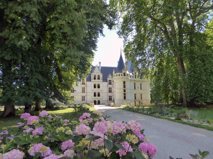 Le château façade Nord - Azay-le-Rideau