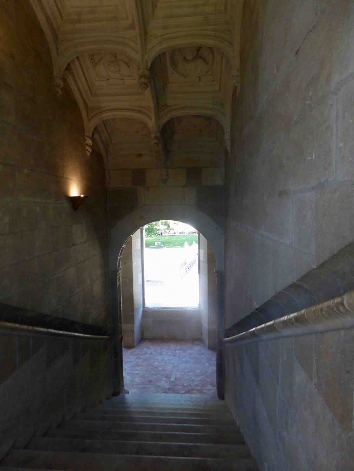 Le château : l'escalier d'honneur - Azay-le-Rideau