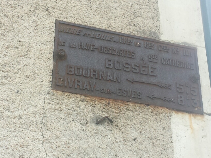 Plaque de cocher - Bossée