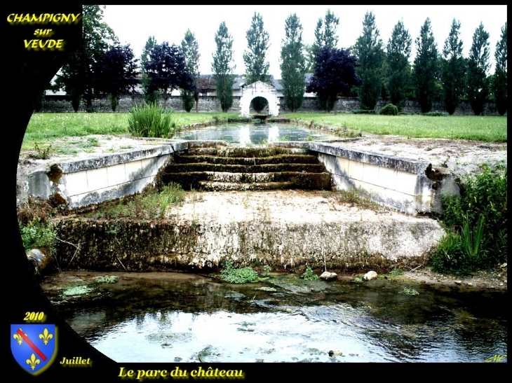 Le parc du chateau - Champigny-sur-Veude