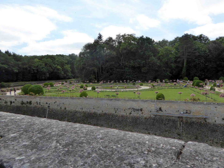 Le château de Chenonceau : le jardin de Catherine de Médicis - Chenonceaux