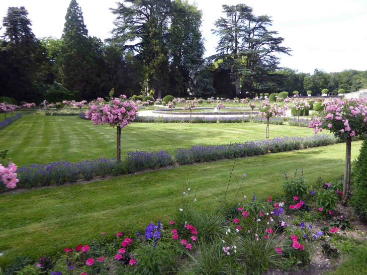 Le château de Chenonceau : le jardin de Catherine de Médicis - Chenonceaux