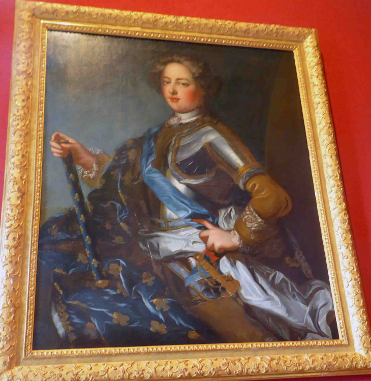 Le château de Chenonceau : le salon Louis XIV Van Loo : Louis XV - Chenonceaux