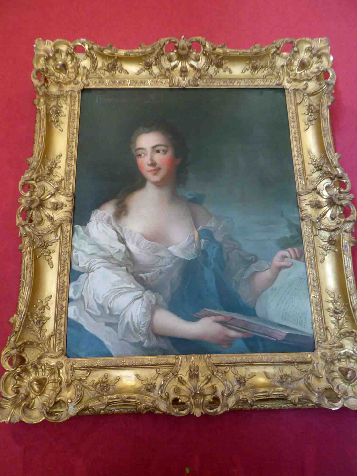 Le château de Chenonceau : le salon Louis XIV Nattier : la princesse de Rohan - Chenonceaux