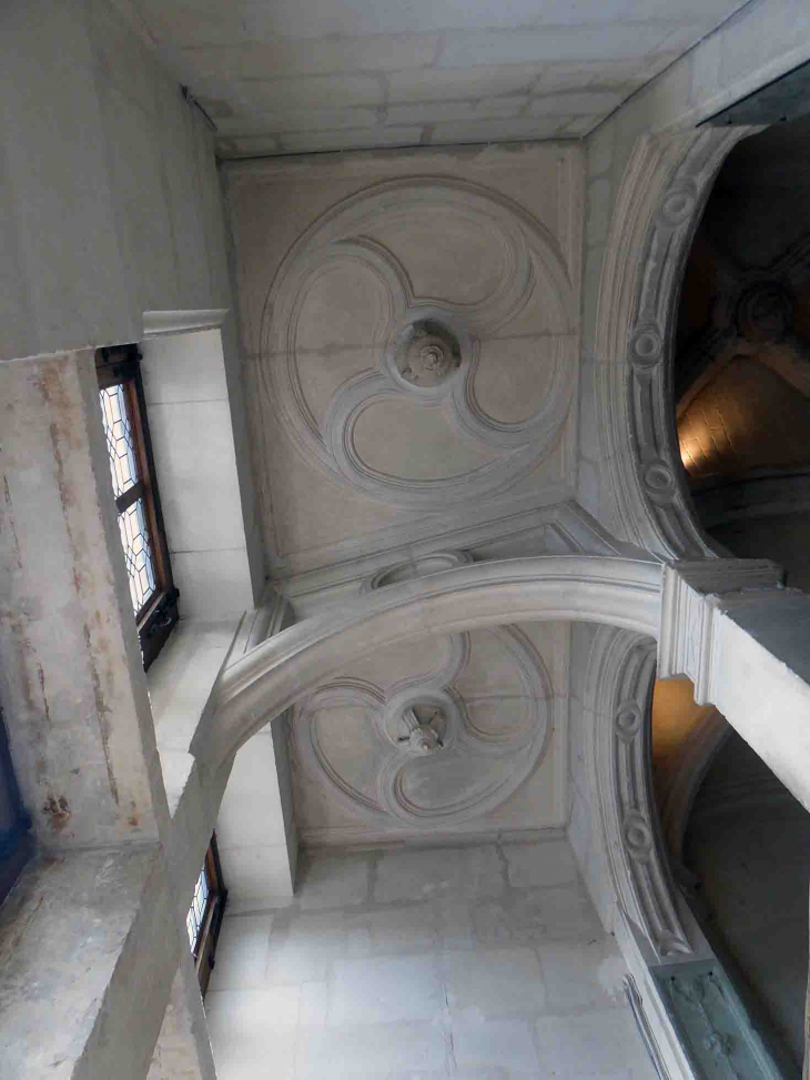 Le château de Chenonceau : l'escalier - Chenonceaux