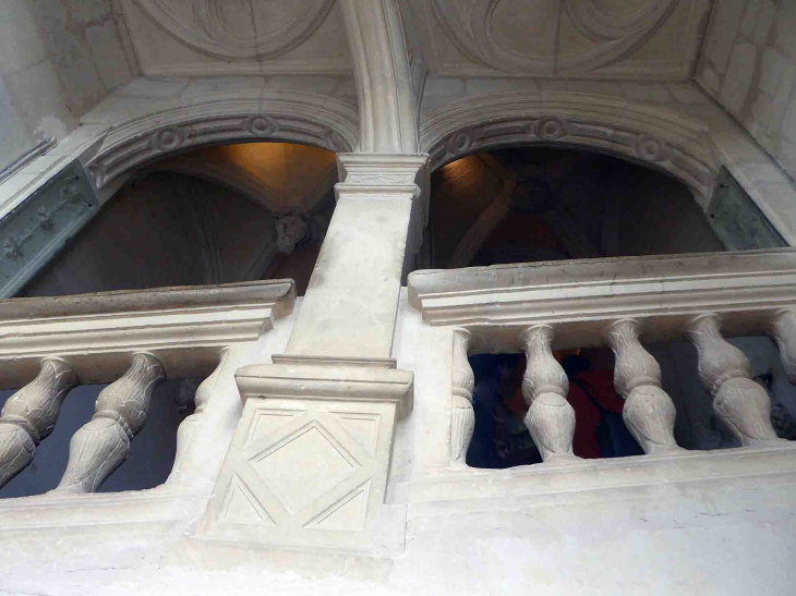 Le château de Chenonceau : l'escalier - Chenonceaux