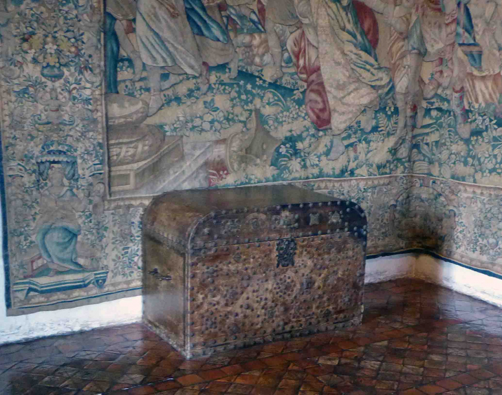 Le château de Chenonceau : la chambre des cinq reines - Chenonceaux