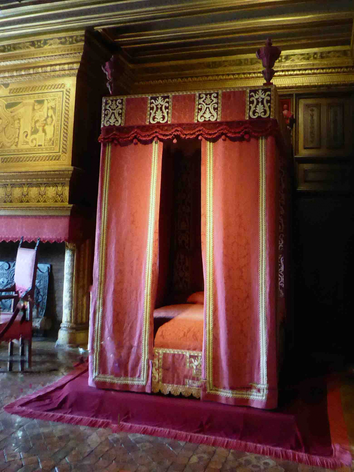 Le château de Chenonceau : la chambre de César de Vendôme - Chenonceaux