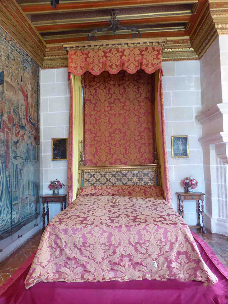 Le château de Chenonceau : la chambre de Gabrielle d'Estrées - Chenonceaux