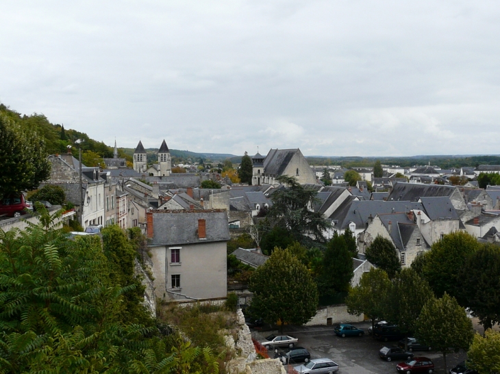 Vue du château - Chinon