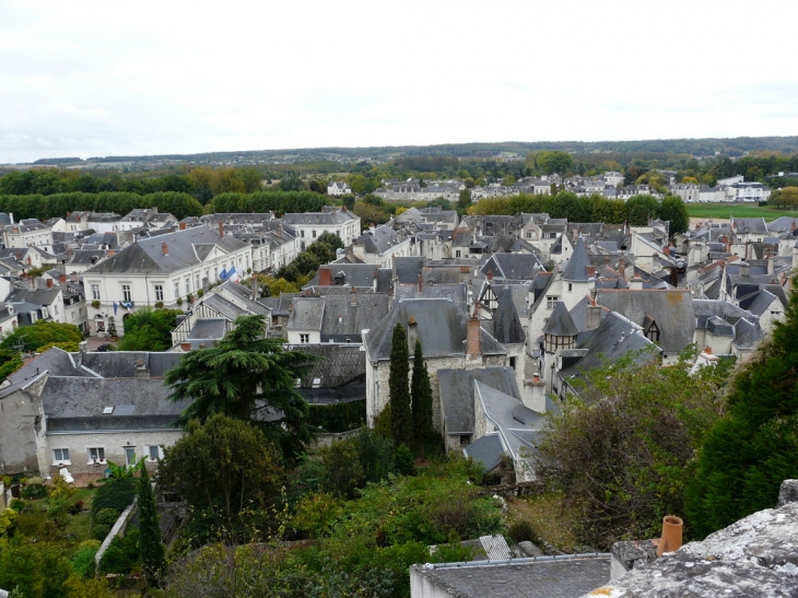 Vue du château - Chinon