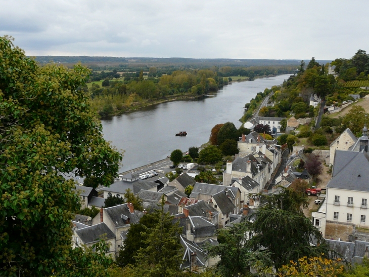 Vue des remparts - Chinon