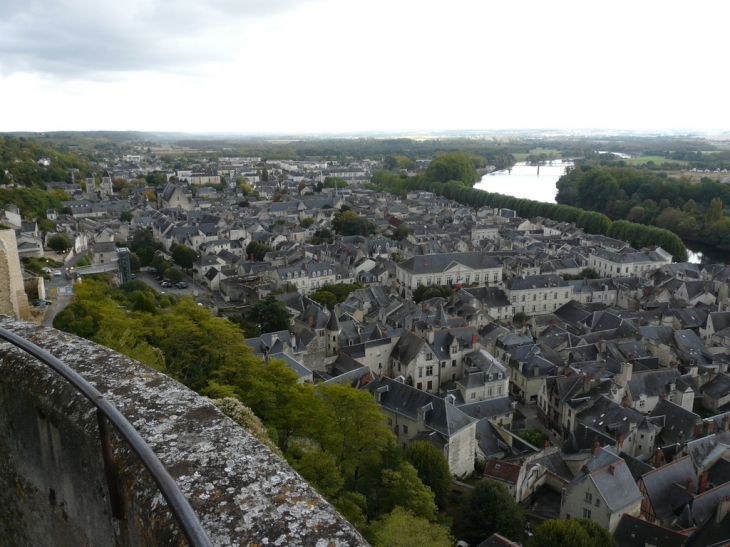 Vue des remparts - Chinon