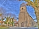 Photo de l'église du XIII traitée en HDR