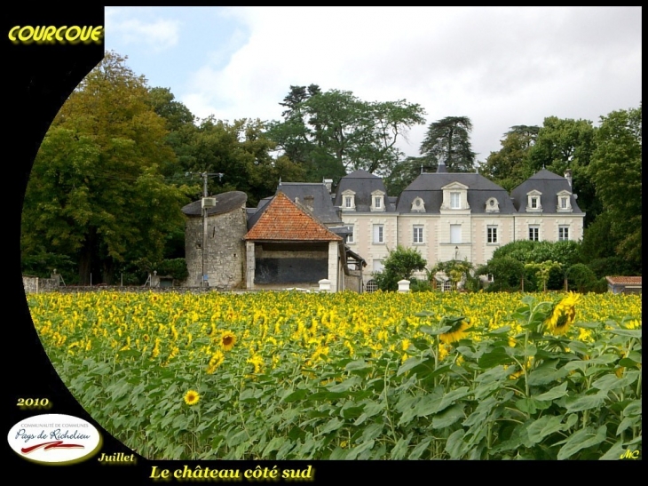 Le château côté sud - Courcoué