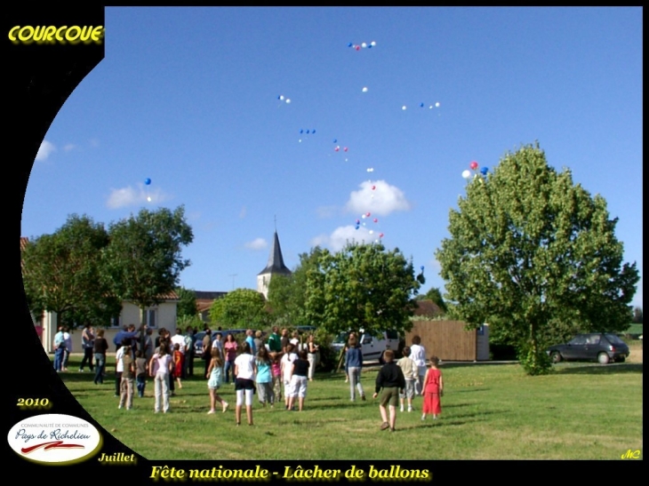 Lacher de ballons - Courcoué