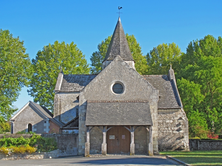  ÉGLISE SAINT QUENTIN DES PRÉS.  - La Croix-en-Touraine