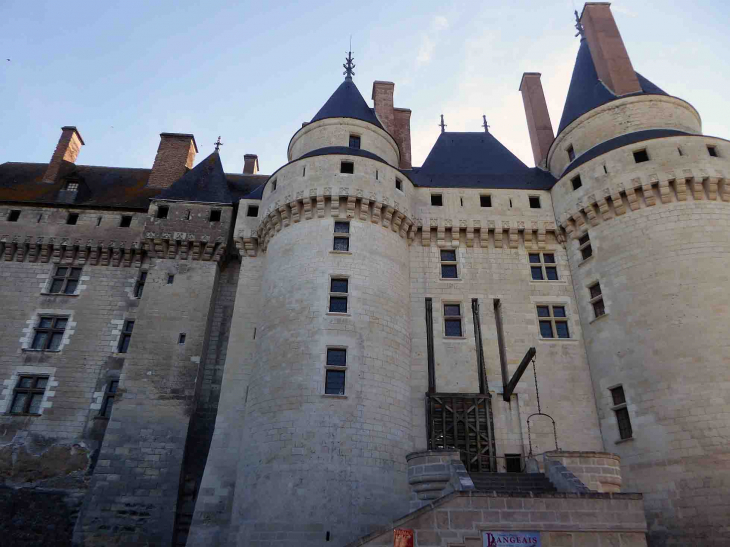 La façade du château - Langeais