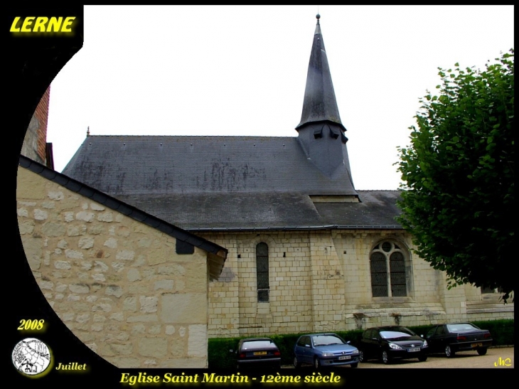 Eglise Saint Martin - 12è siècle - Lerné