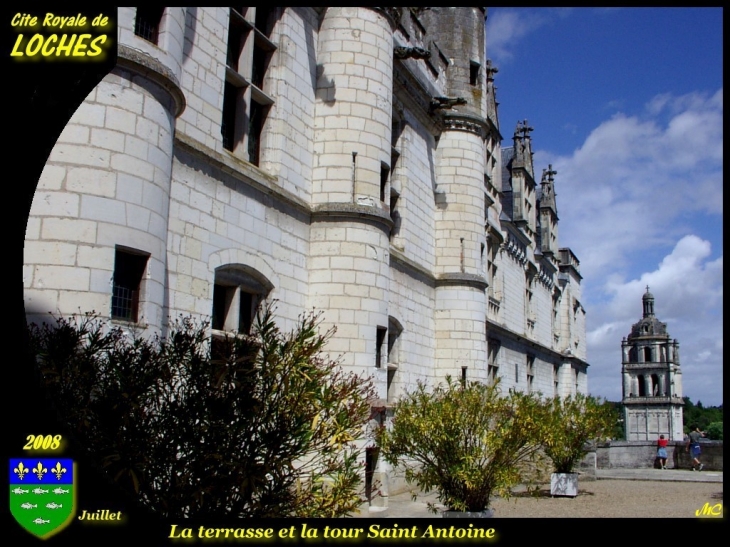 La terrasse du logis Royal - Loches